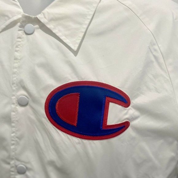 Champion Men Coaches Jacket Big C V5089 549973 / M NEW - Picture 6 of 8